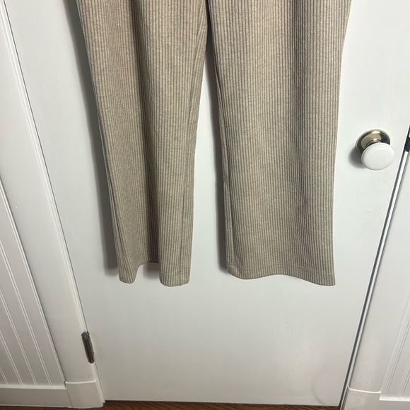 Varley Aberdeen Straight Leg Pant 29" Taupe Marl Size Medium - Picture 4 of 16